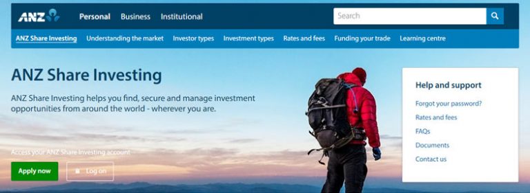 ANZ Share Investing - Online Share Trading Reviews 2021